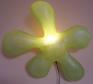 Blume Wandlampe hellgrün